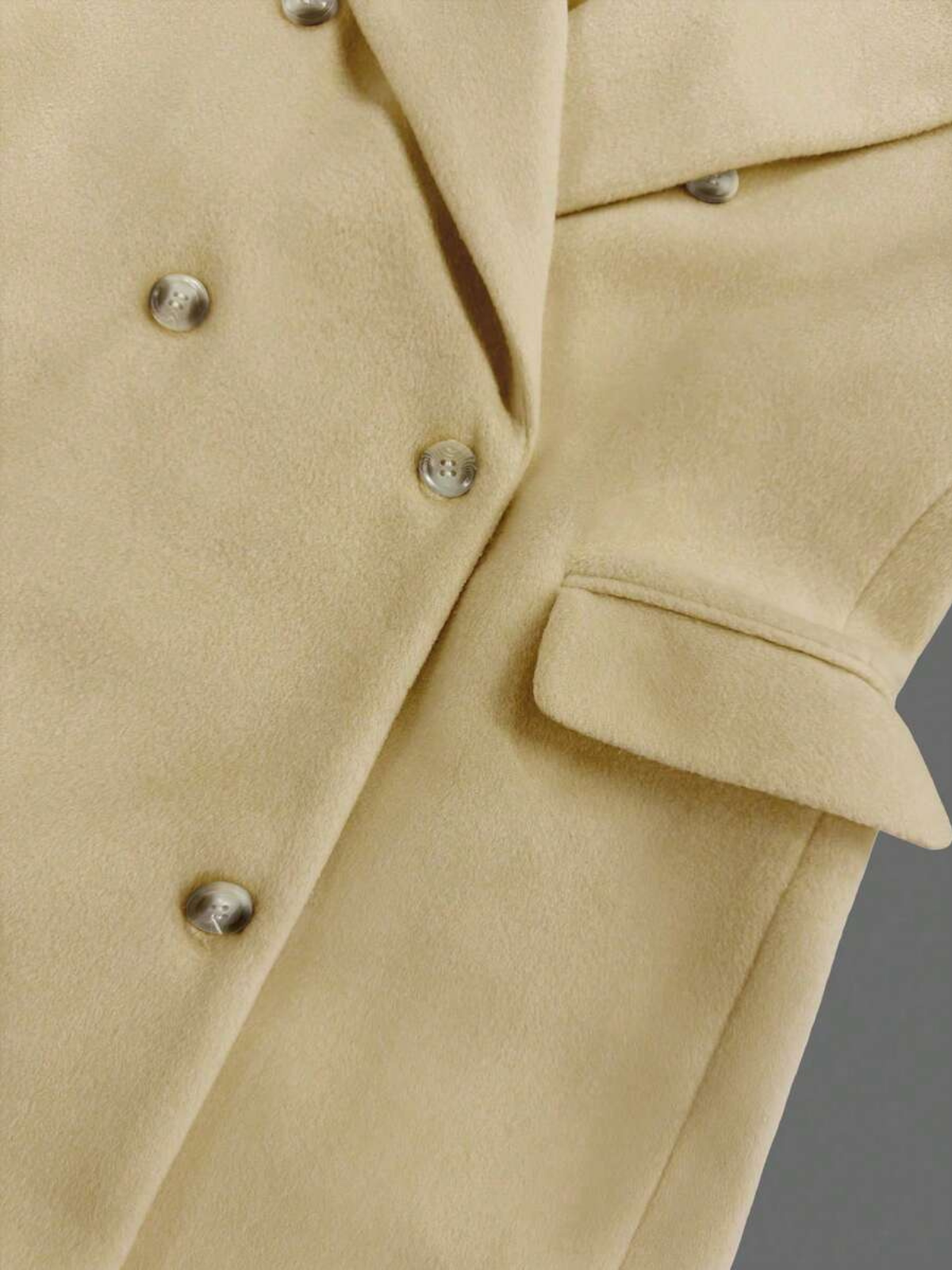 Classic Wool Double Breasted Coat