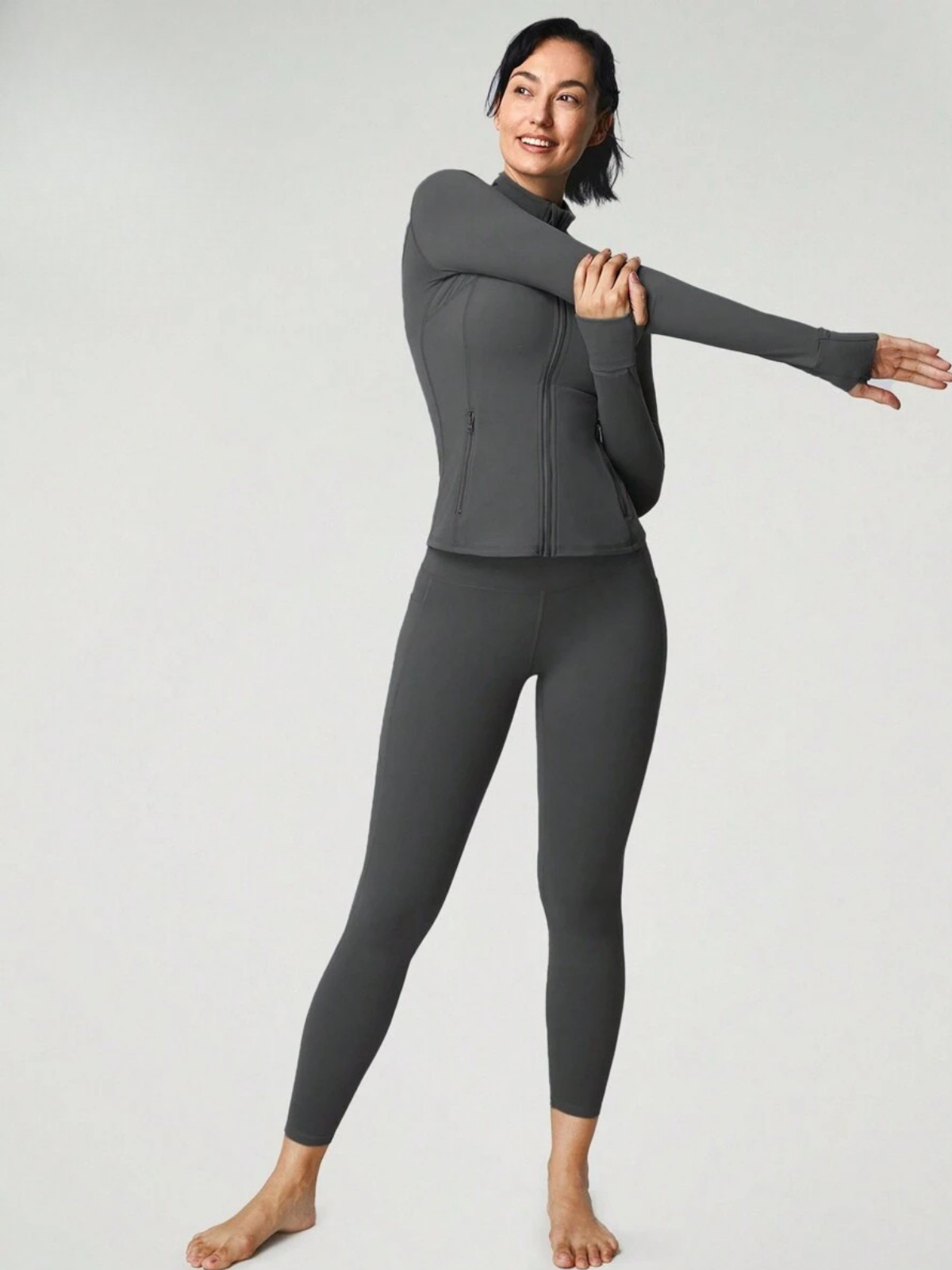 Leggings de tiro alto Soft Move con fibra Tactel elástica en cuatro direcciones para estudios de yoga de todos los niveles.