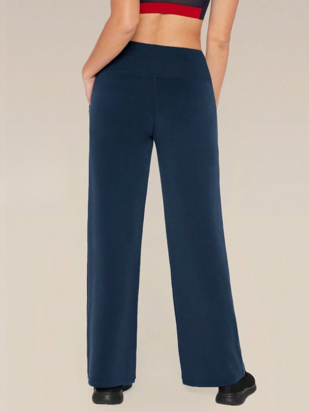 Modal Silk Wide Leg Lounge Pants High Waist With Pockets For Everyday Comfort And Style