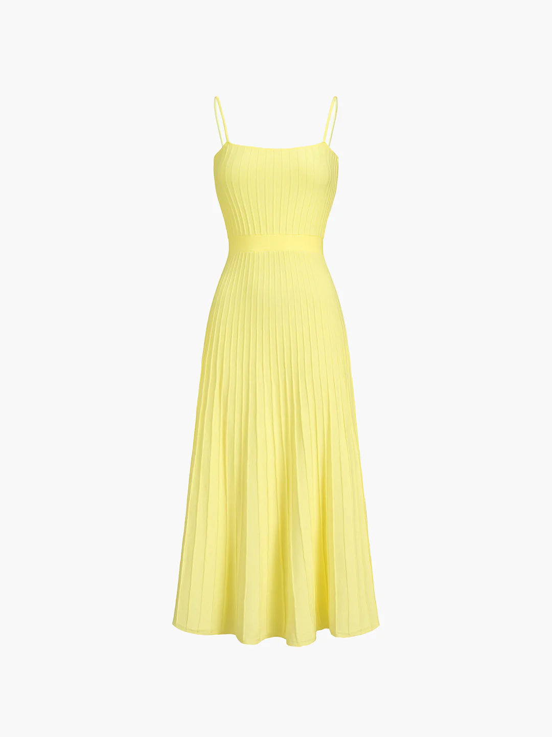 Tube-top High Waist Sling Pleated Dress - LA FEMME WANDERER