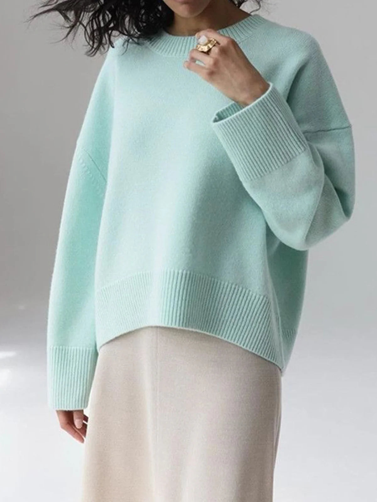 Candyfloss Oversized Pullover Sweater - LA FEMME WANDERER