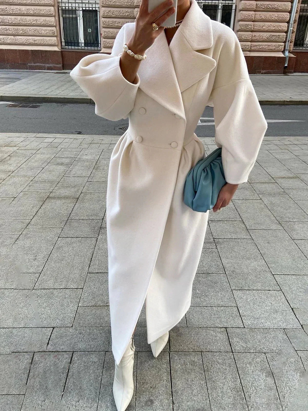 Miss Paris Lapel Trench Coat - LA FEMME WANDERER