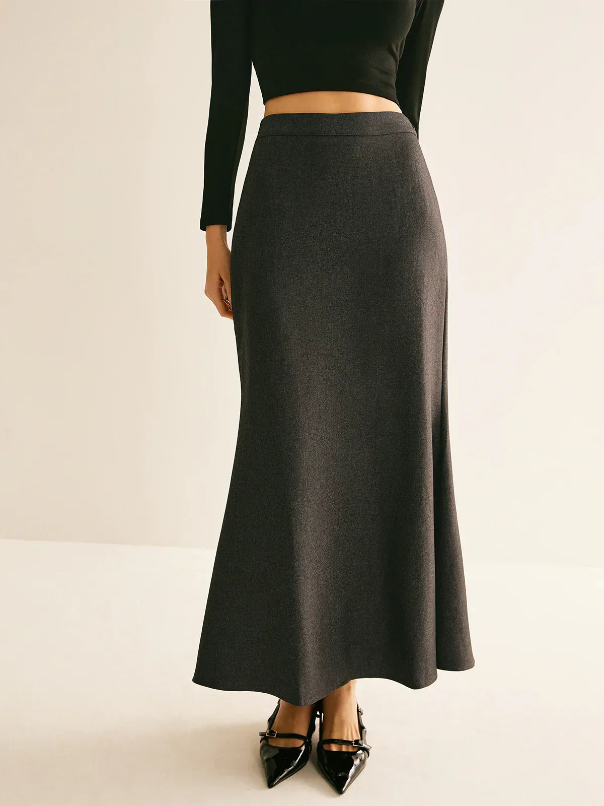 Regular Fit Back Split Skit - LA FEMME WANDERER