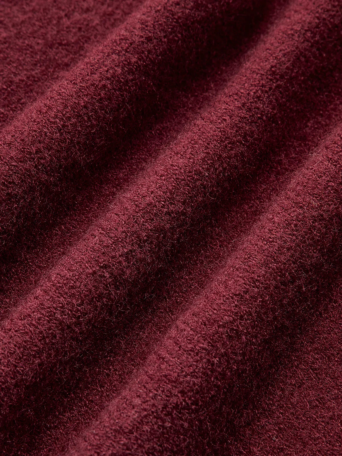 Plain Jersey Burgundy Sweater - LA FEMME WANDERER