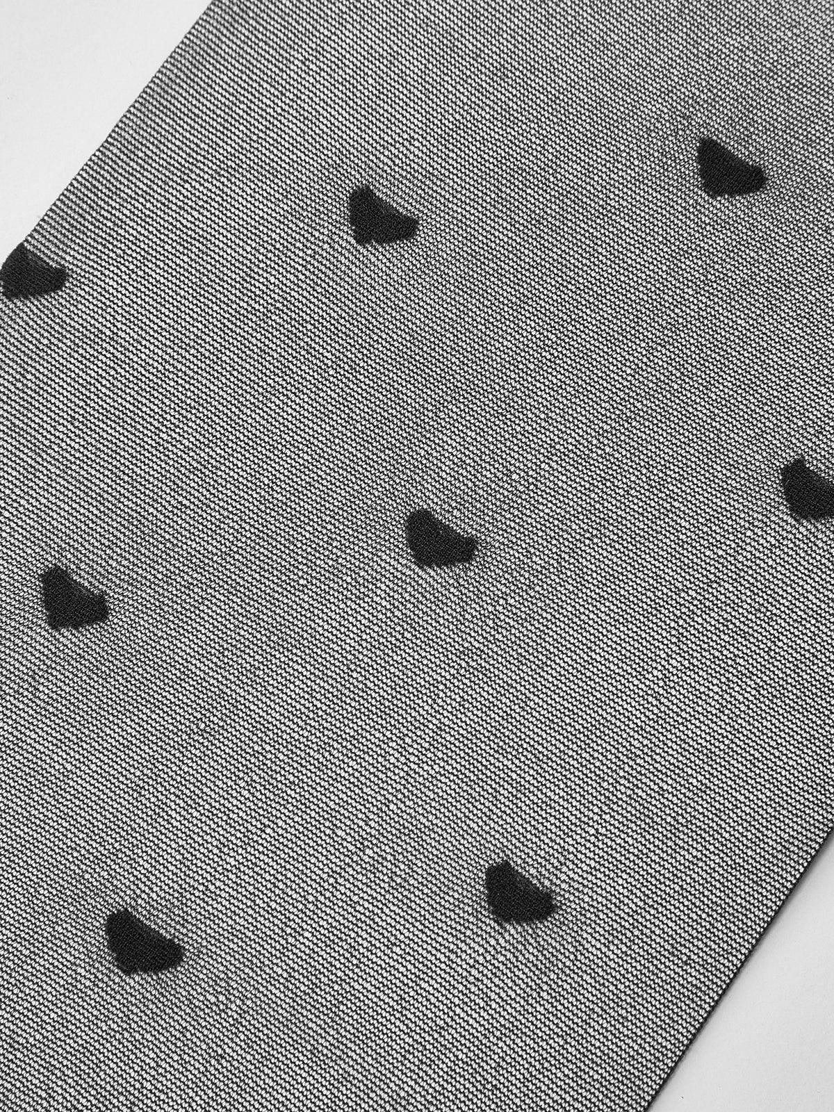 Heart-Pattern Sheer Tights - LA FEMME WANDERER