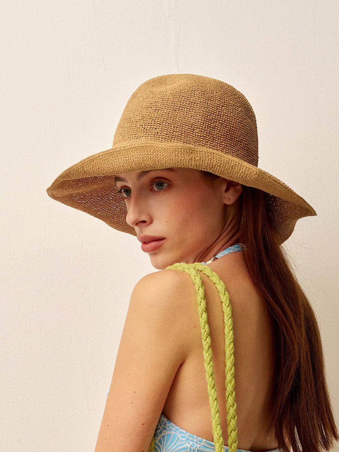 Summer Chic Wide Brim Straw Sun Hat - LA FEMME WANDERER