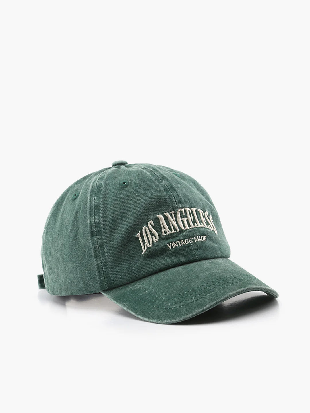 Vintage Design Embroidered Letters Cap - LA FEMME WANDERER