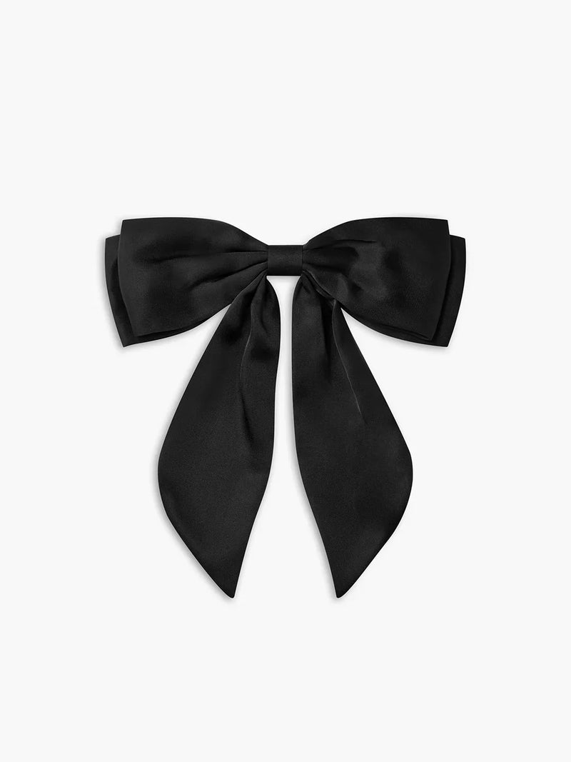 Satin Three-Dimensional Bow Hair Claw