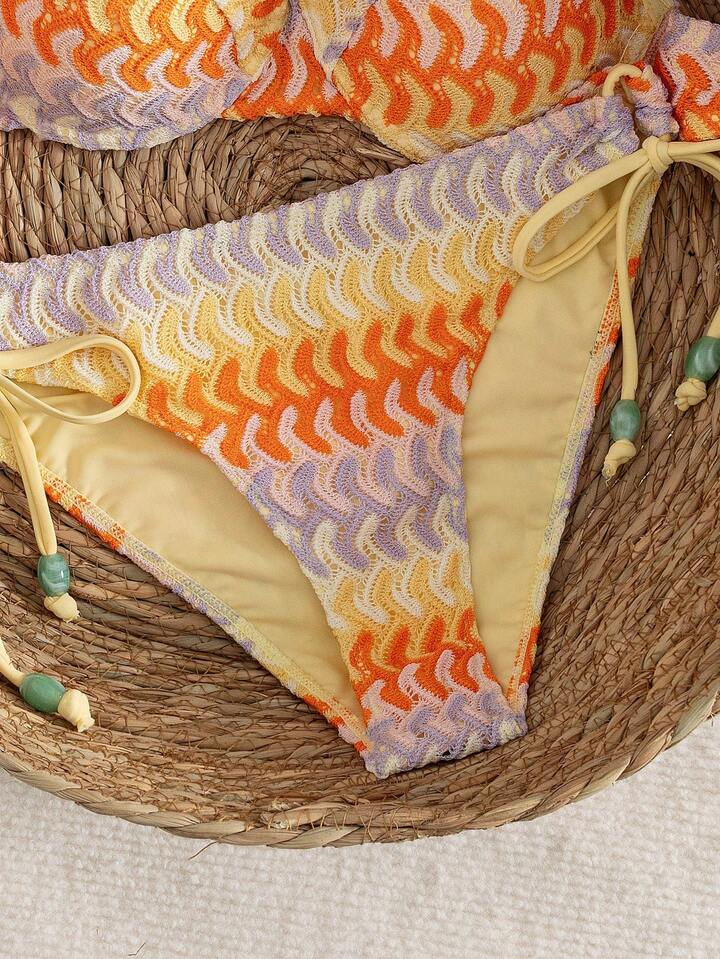 Printed Two Piece Bikini Set – Resort Style Swimwear