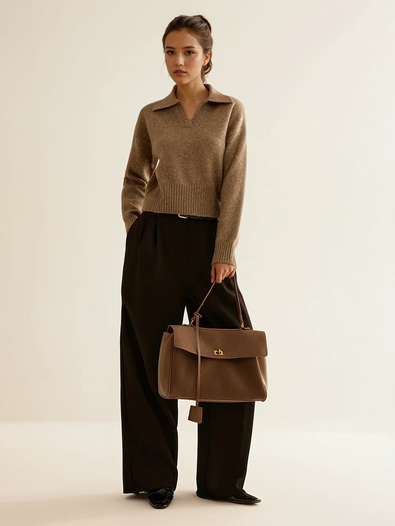 Utility Large Capacity Flap Shoulder Bag - LA FEMME WANDERER