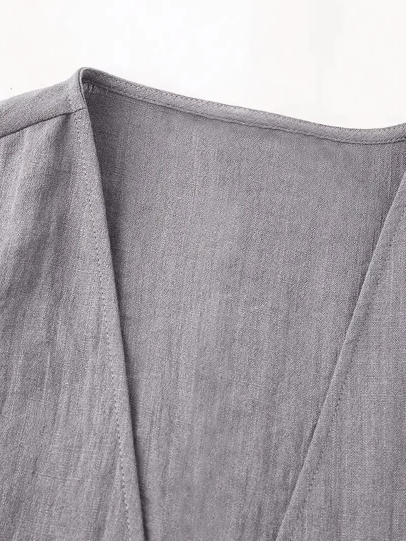 Double Breasted Elegant Kimono Outerwear - LA FEMME WANDERER