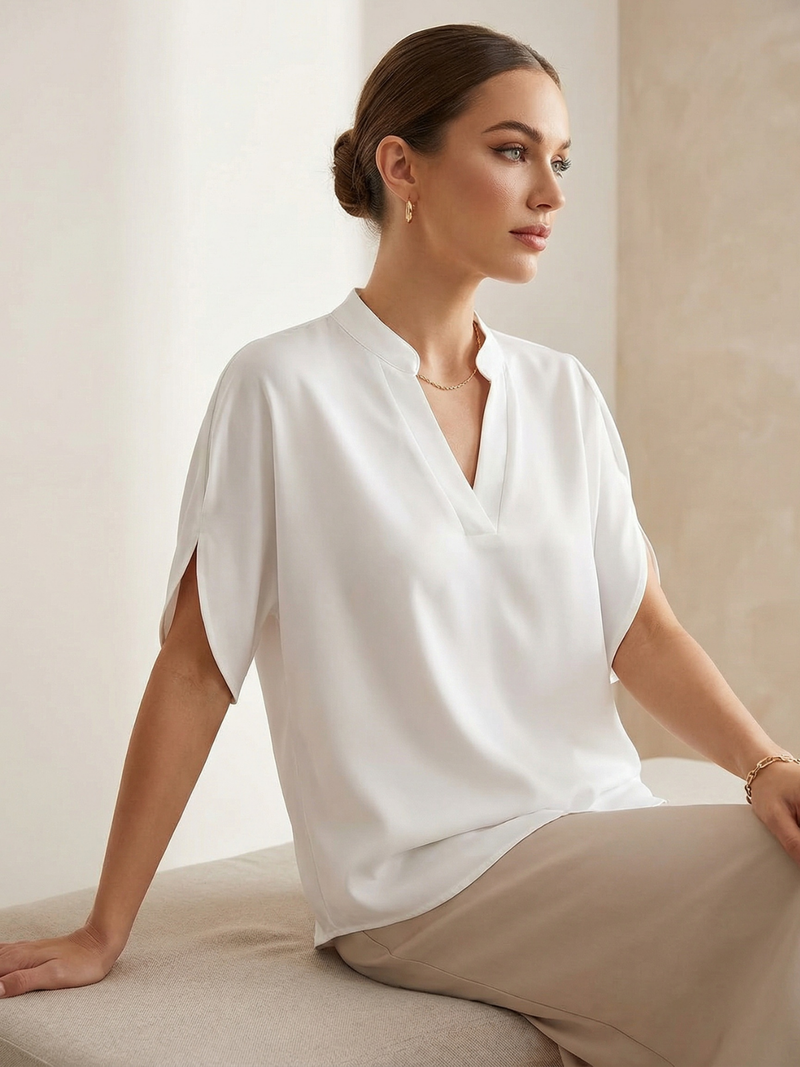 Top informal de gasa