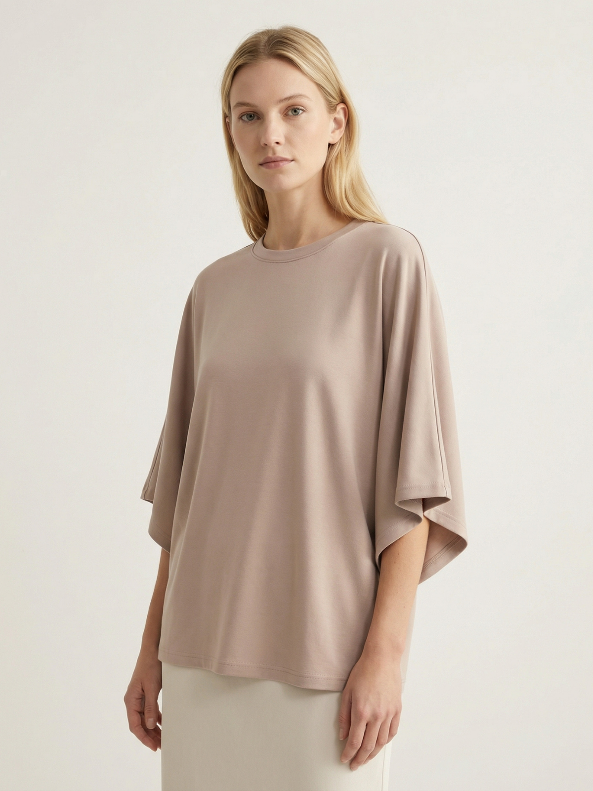 Women Solid Short Sleeve Tee Casual Everyday Top