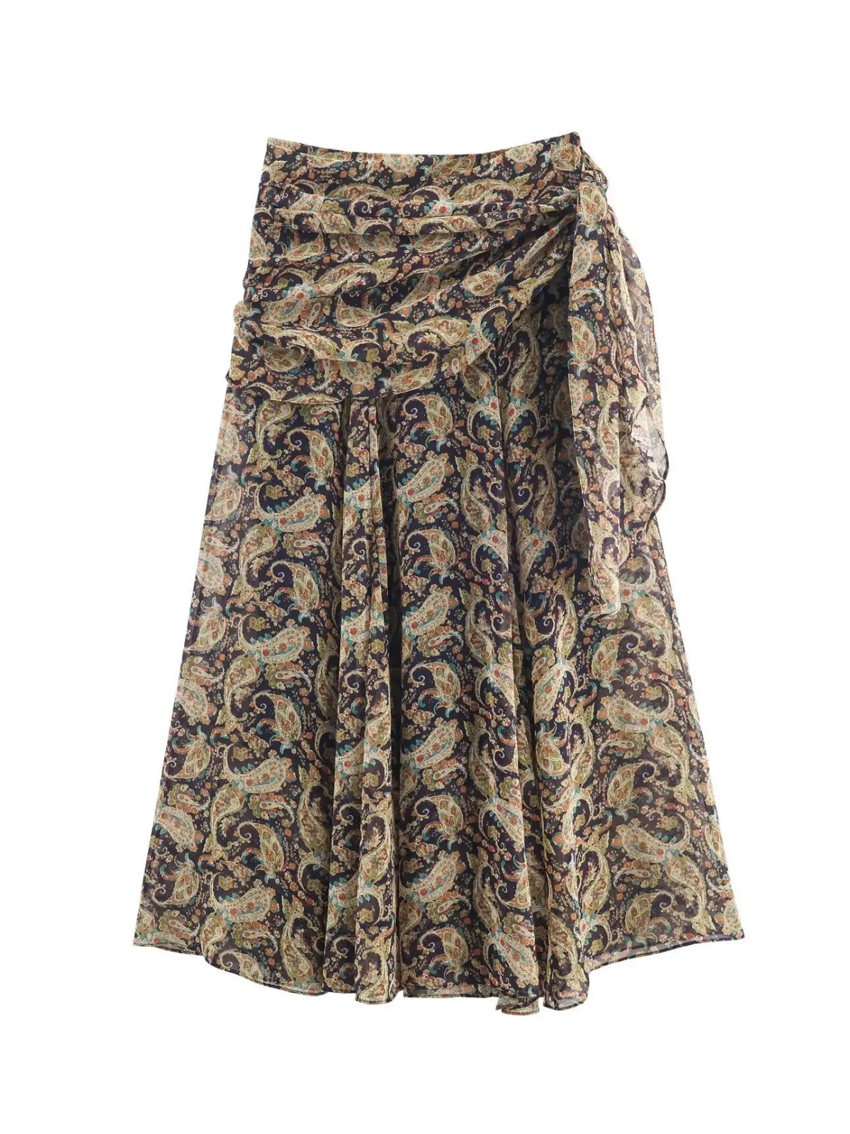 Floral Slim High Waist Mini Skirt