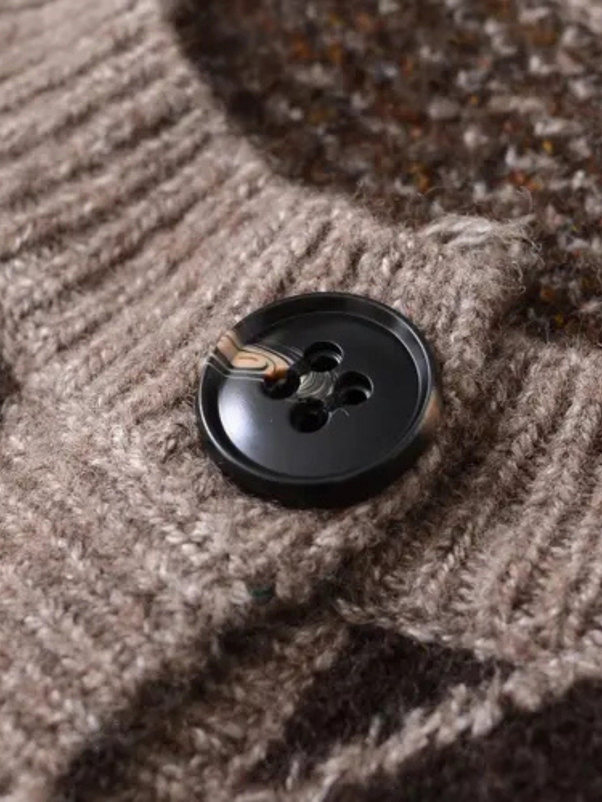 Diamond Pattern Knit Cardigan