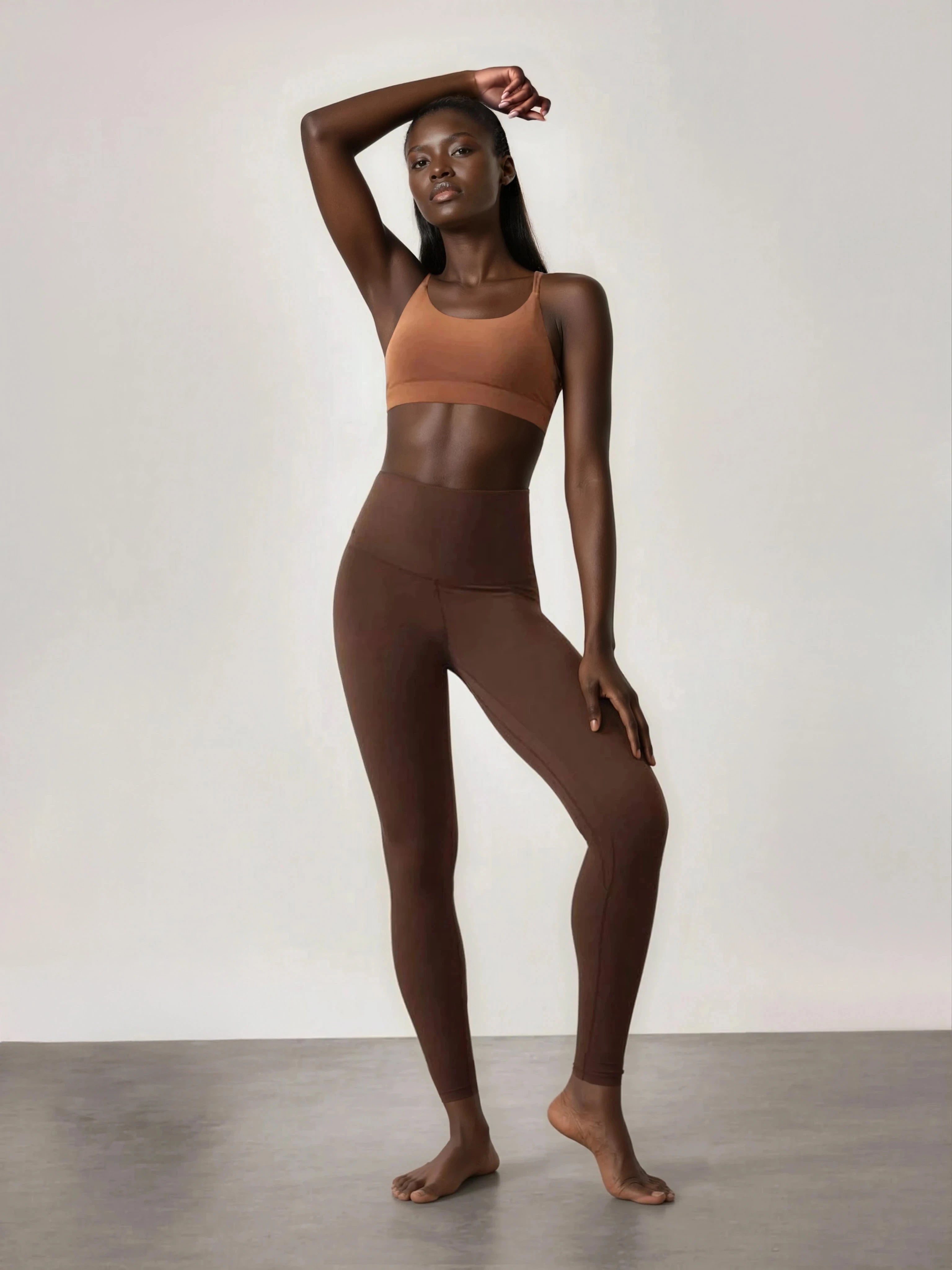 Ultra High Rise Leggings With 4 Way Stretch Non See Through Buttery Soft Tactel Fibre Pocket