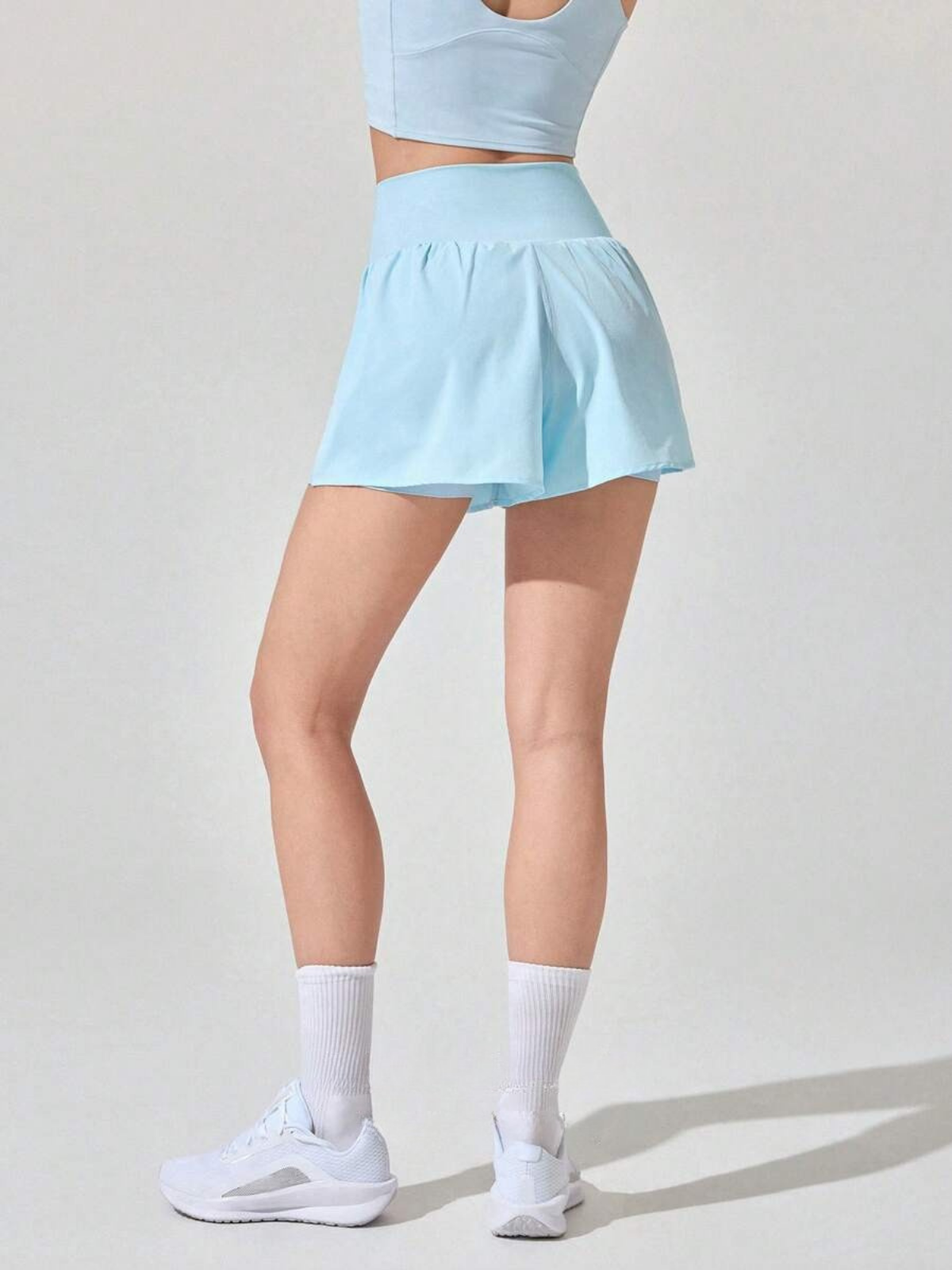 Pantalones cortos para correr resistentes al sudor, cintura media, bolsillos, secado rápido