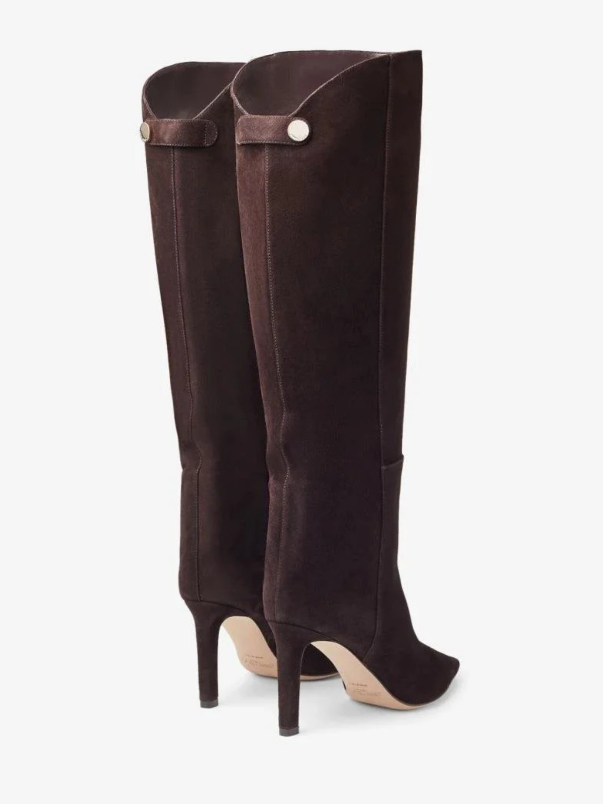 Botas de tacón de aguja con punta puntiaguda estilo europeo pasarela moda