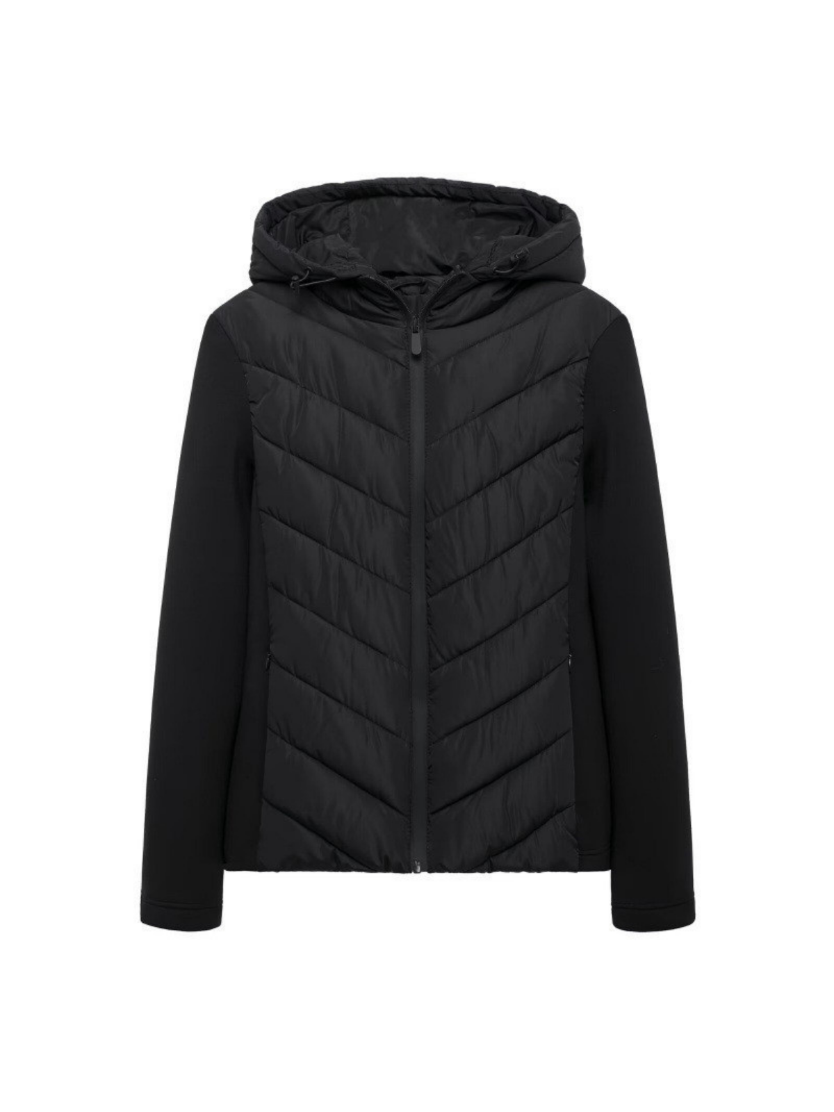 Abrigo acolchado de algodón con cuello alto para uso informal