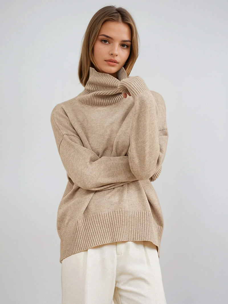 Casual Warm Knitted Turtleneck Sweater