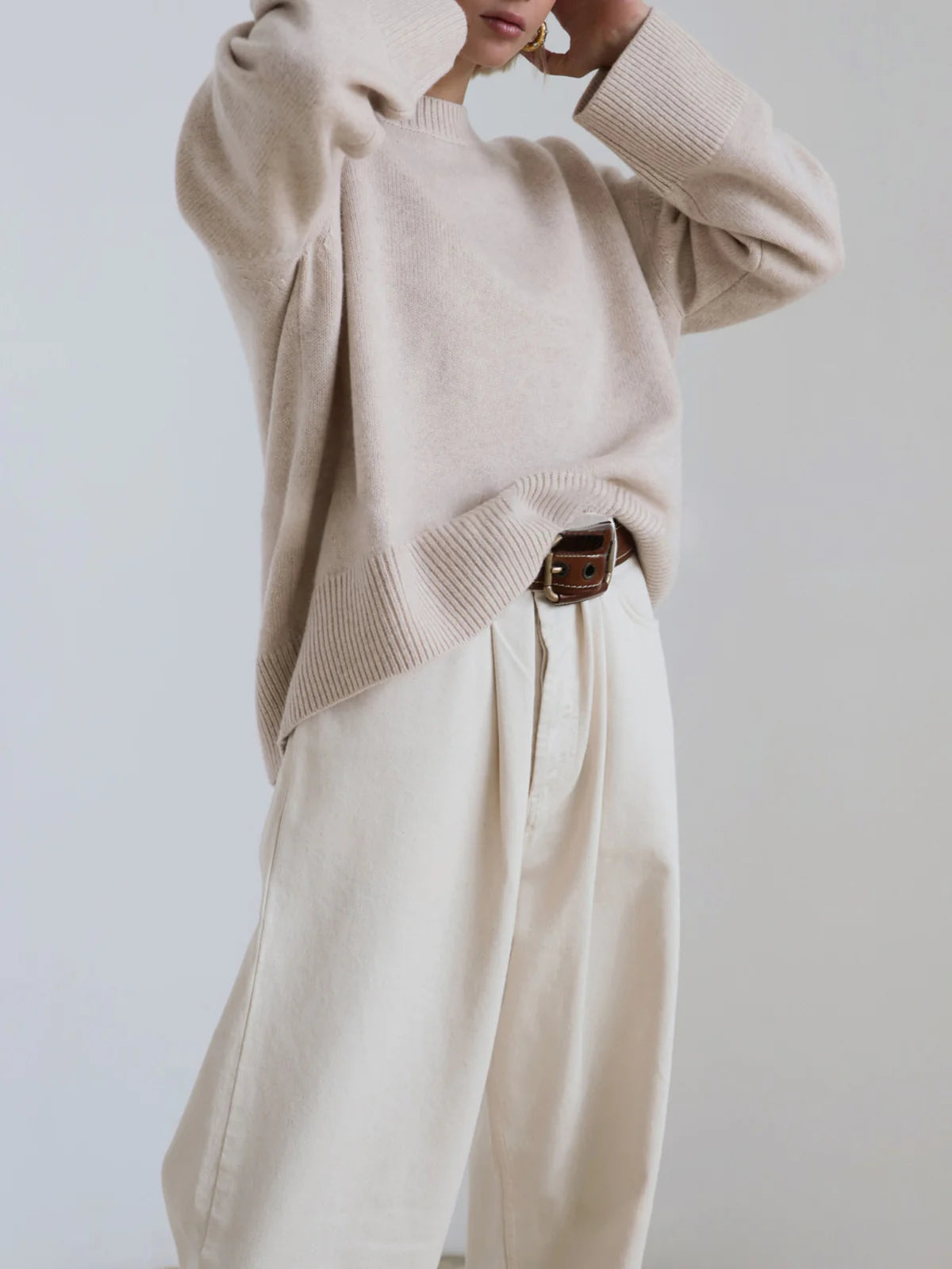 Candyfloss Oversized Pullover Sweater - LA FEMME WANDERER