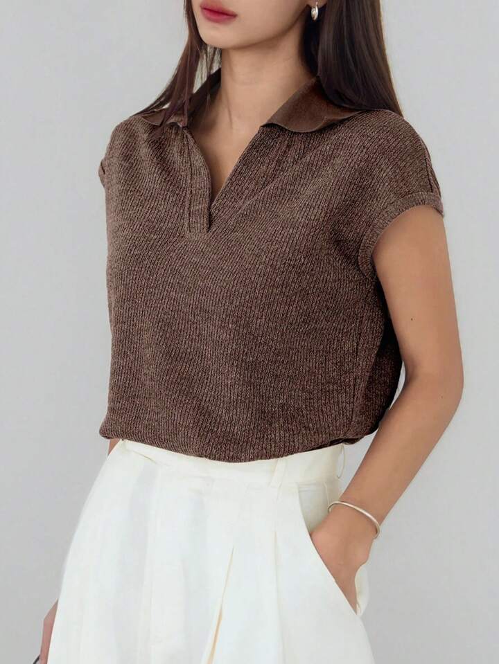 Polo Sweater Tee for Chic Modern Wardrobes
