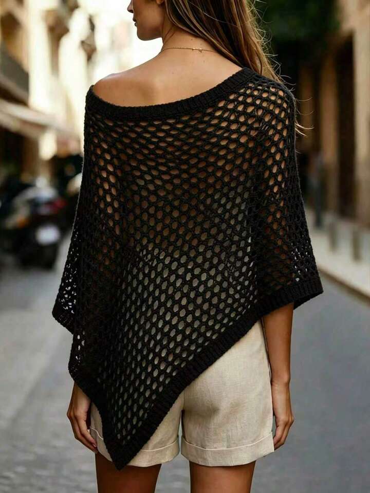Lightweight Open Knit Cover-Up for Effortless Summer Style