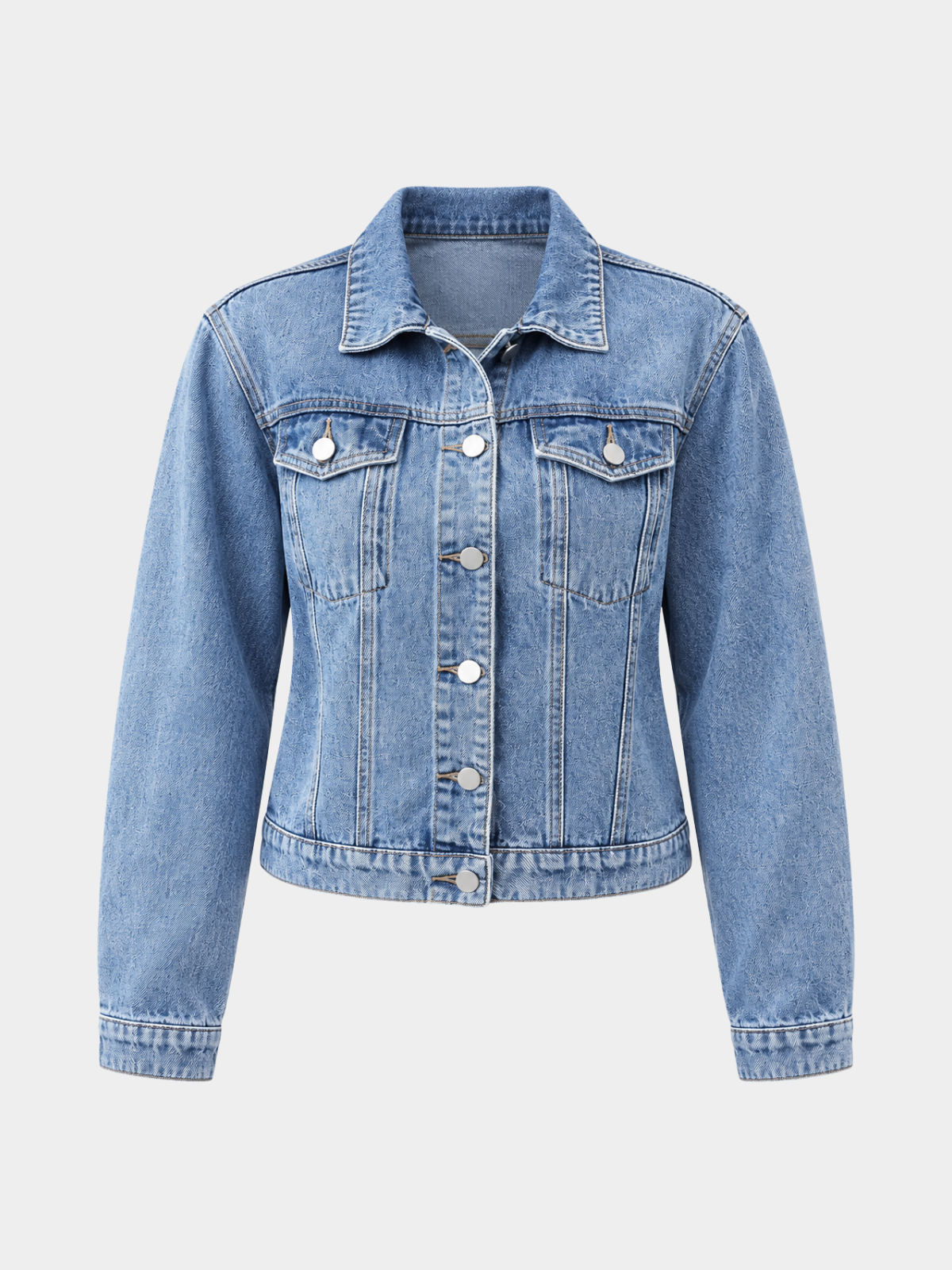 Classic Cropped Denim Jacket