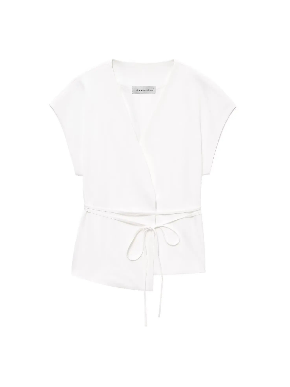 Chic Belted Sleeveless VNeck Suit